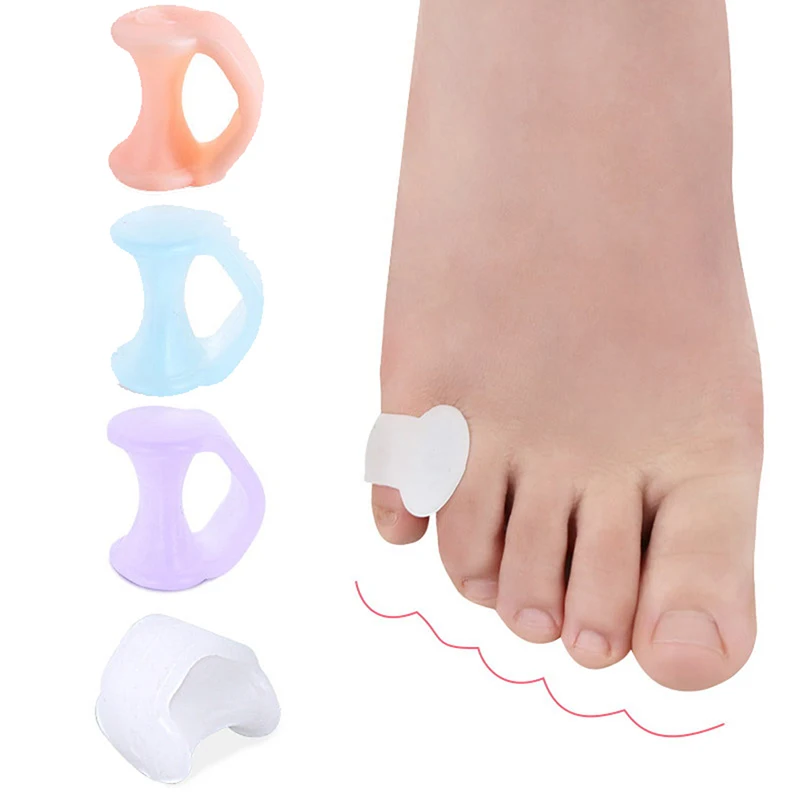 

2 шт., силиконовые разделители для пальцев ног