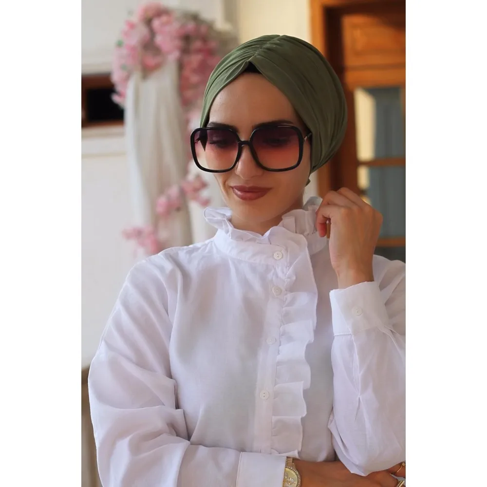 

Dorlie Rubber Buckled Bone Burgundy-Special Design-New Model Hijab Clothing