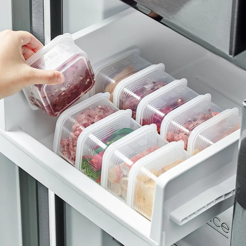 

Refrigerator Frozen Meat Box, Divided Into Compartments, Frozen Sealed Box, Preservation Box, Vegetable Packaging Box