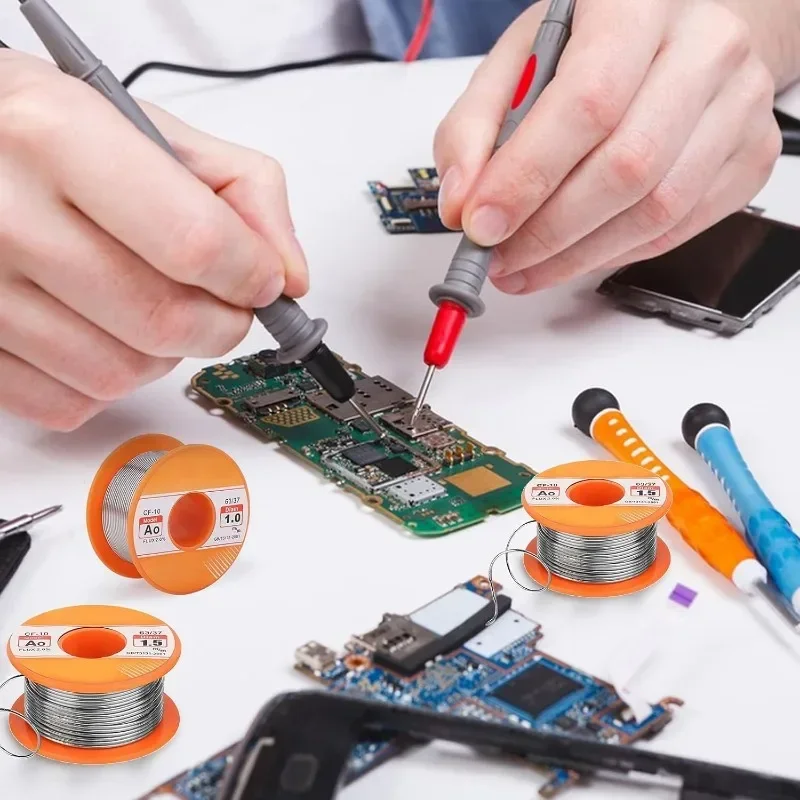 100/50 г низкотемпературная легкоплавкая проволока для припоя металлическая медь