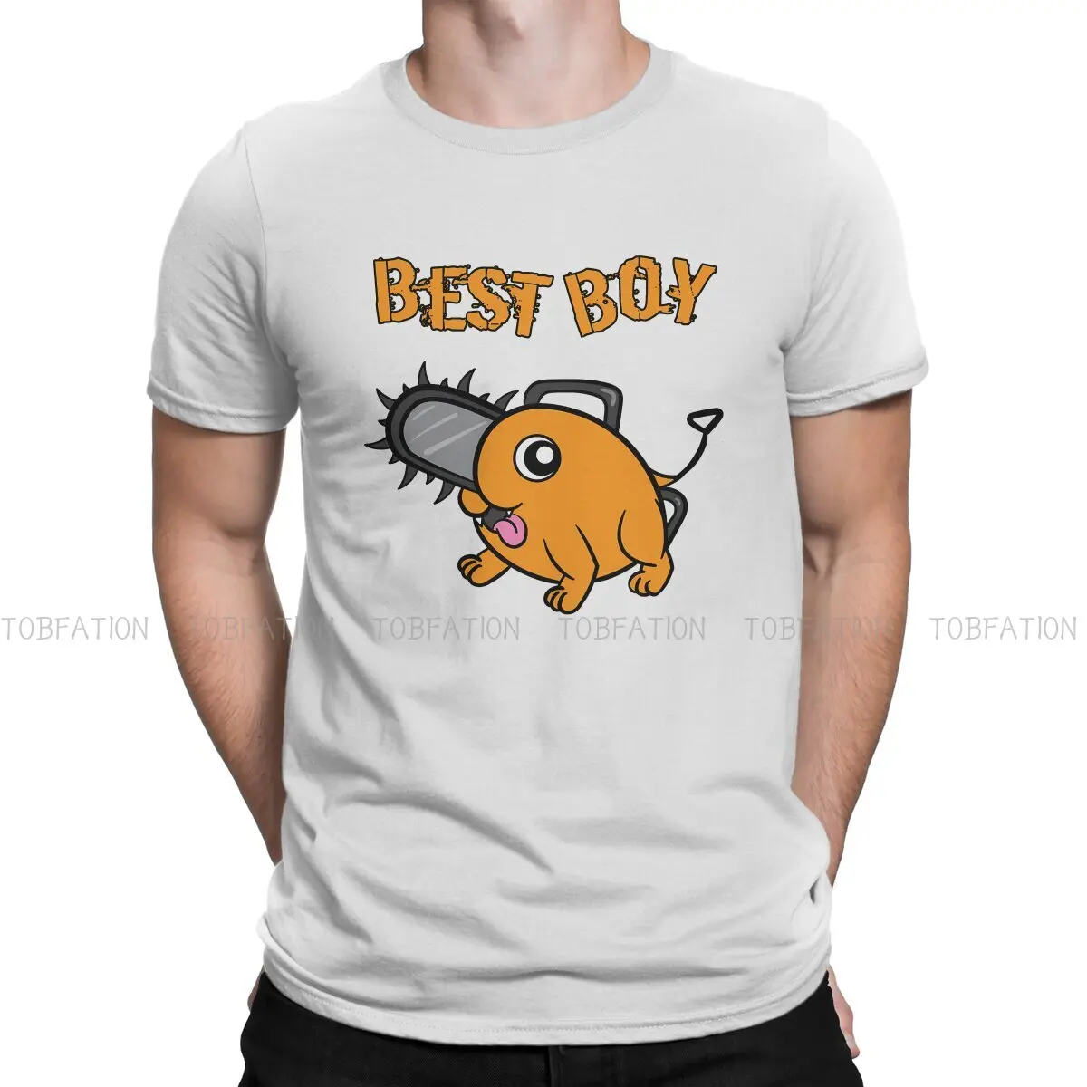 

Pochita is Best Boy Style TShirt Chainsaw Man Anime Comfortable Hip Hop Gift Idea T Shirt Short Sleeve Hot Sale