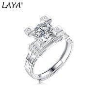 laya 1ct magic adventure moissanite ring for women shining stones 100 s925 sterling silver luxury fine jewelry 2022 trend