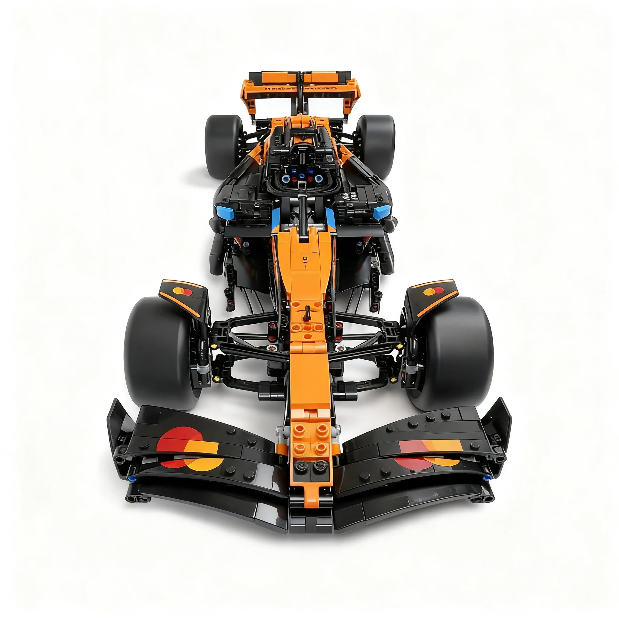 Фото 1841 деталь MOC Technical McLarened MCL39 F1 Car RC MOD с функциями питания и моторами, модель из строительных блоков, идея для рождественского подарка. №3