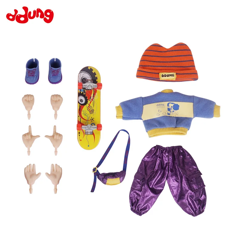 Новинка шарнирная кукла dнанг 18 см модная индивидуальная для скейтборда наряд