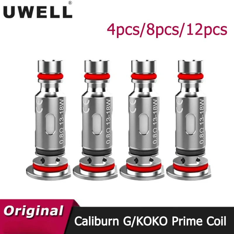 

4pcs-12pcs Uwell-Caliburn-G-Mesh-Coil-0.8ohm-1.0ohm-Head for-Caliburn-G-KOKO-Prime