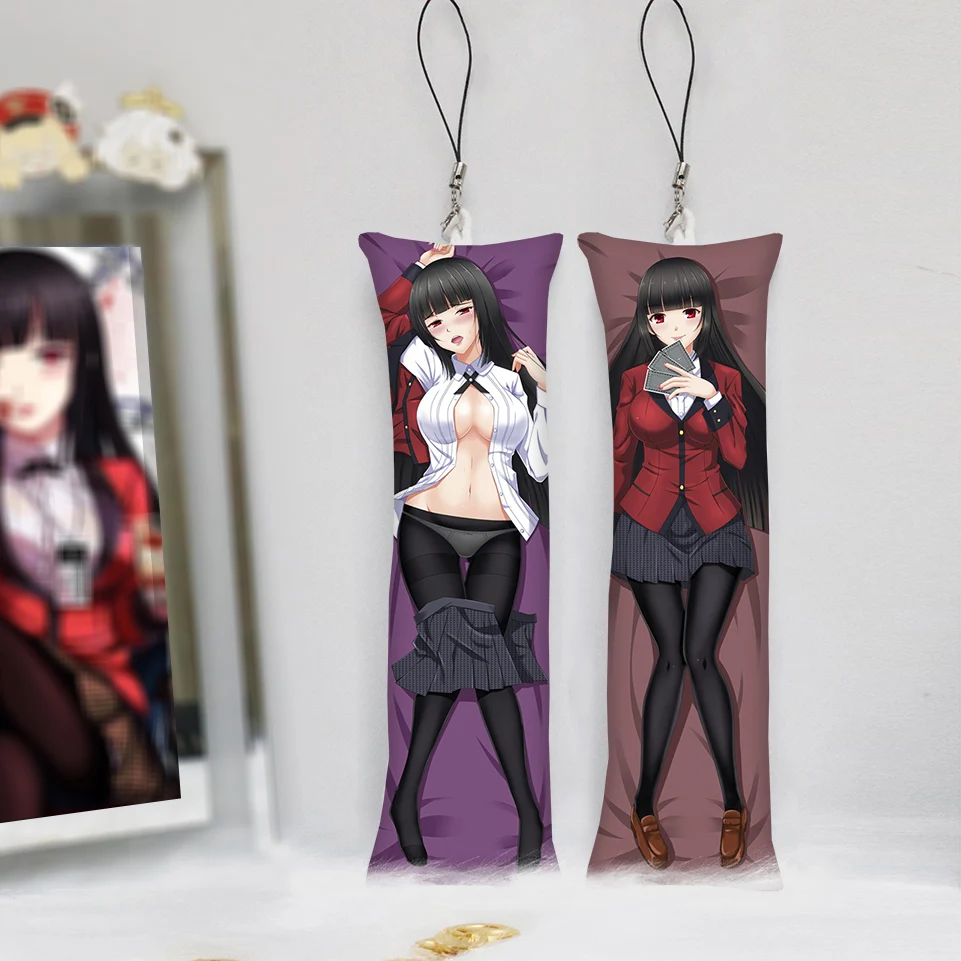 Аниме Kakegurui удобный геймблер брелок Meari Saotome мини дакимакура Маленькая подушка