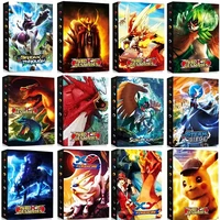 432 pieces pokemon card toys childrens collection album book trading cards pokemon album carry on card containers