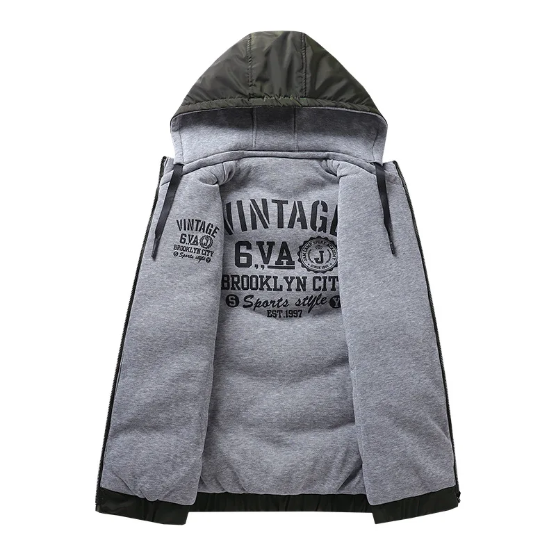 Winter 2022 new style double-sided cotton vest sport loose men's cotton-padded coat