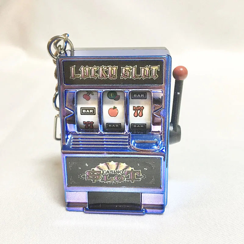 

Fun Car Jewelry Keychain Jewelry Wholesale Toy Fruit Machine Slot Machine Keychain