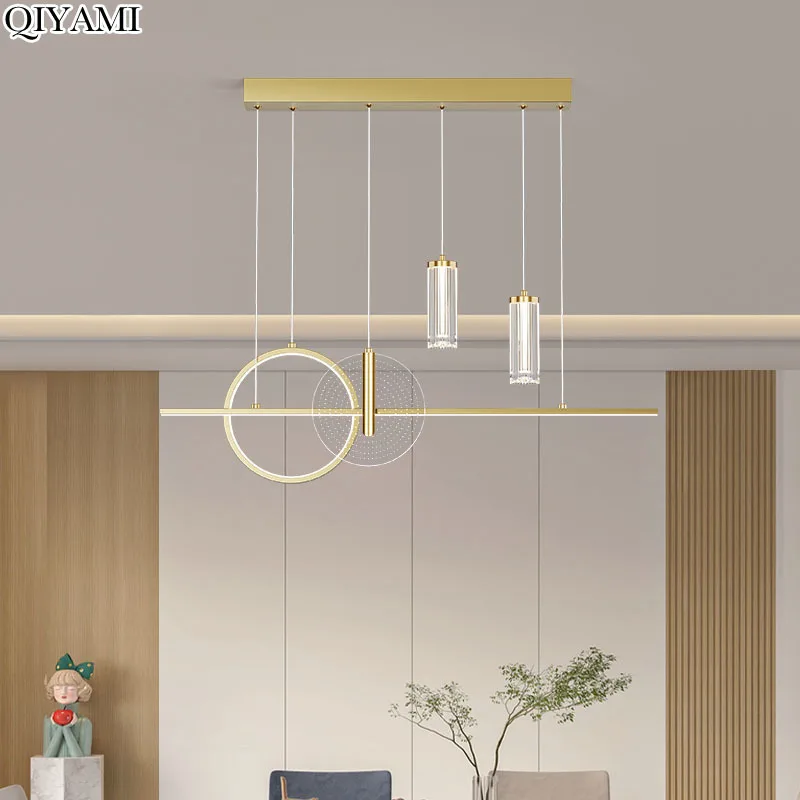 

Nordic Chandelier Pendant Lamp Living Dining Room White Black Gold Hanging Ceiling Light Indoor Home Decoration Lighting Fixture