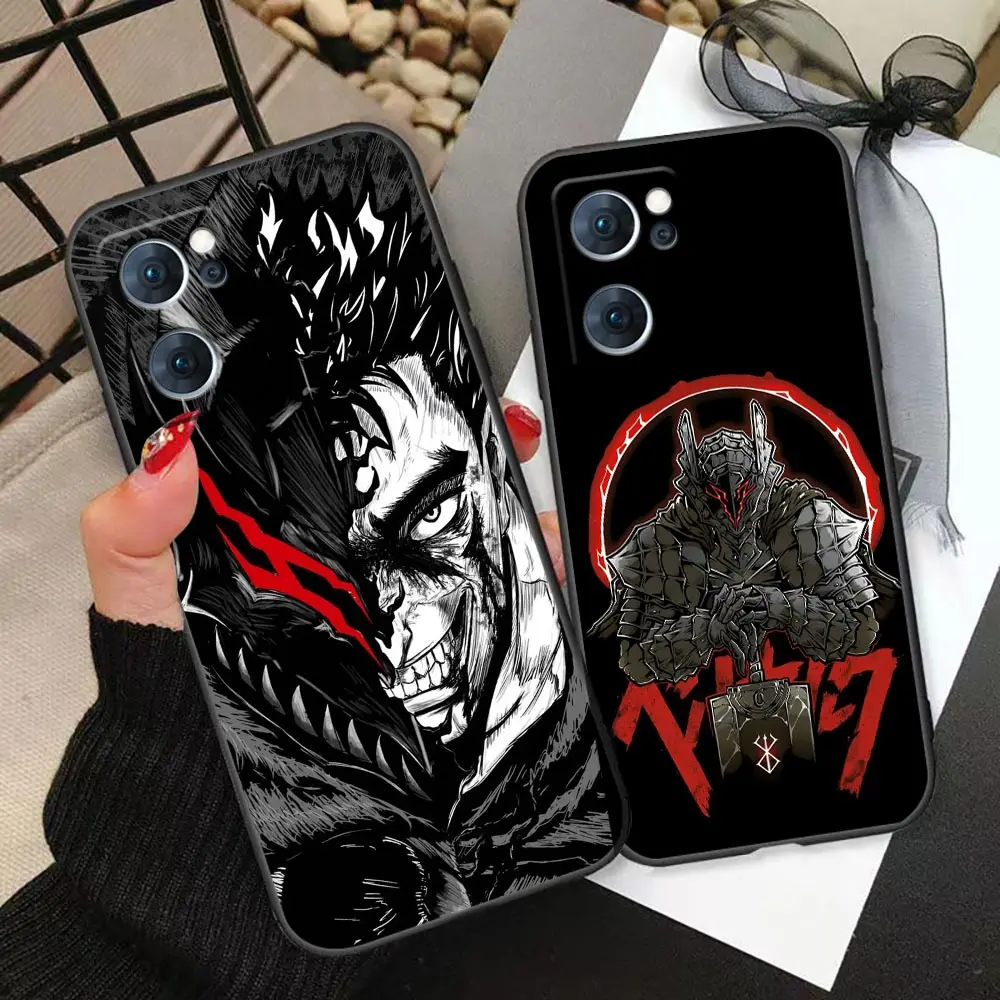 

Japan Anime Berserk Guts Phone Case For Oppo Realme C25 C21 C21Y C20 C12 C11 C3 C2 C1 XT GT GT2 X50 2020 2021 Pro Master Cover