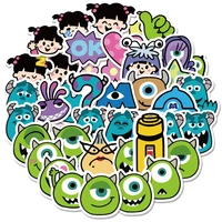 40pcs cute cartoon monster sticker cartoon laptop hand account material water cup decoration hand account gift toy