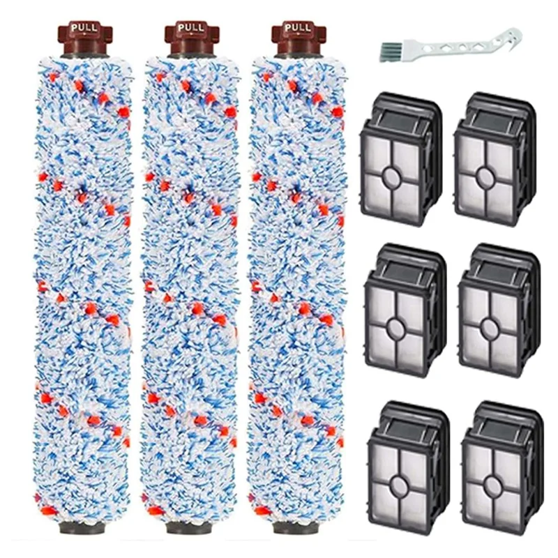 

HOT!Multi-Surface Brush Rolls For Bissell Crosswave 1785 2303 Vacuum Cleaner, Compare To Model Number 1608683 & 1608684