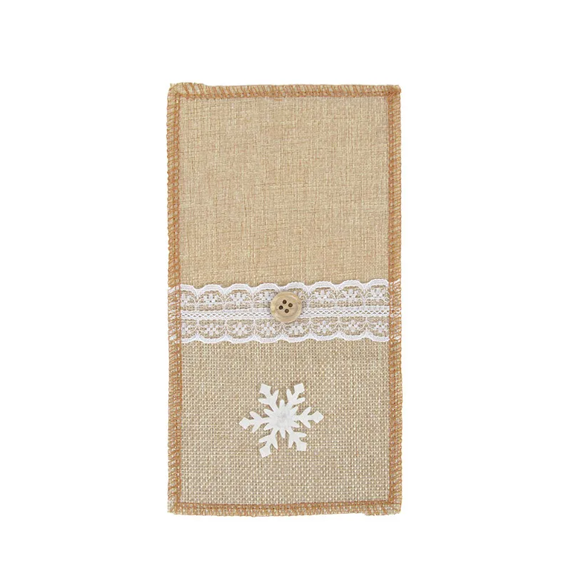 

6x Tableware Bags 8 X 4 In Christmas Cutlery Decor Dinner Holders Tableware Tableware Bag Brand New High Quality