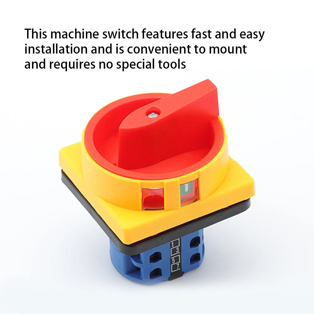 

690V Bench Drill Rotary Cam Switch Replacement Power Shutoff Knob