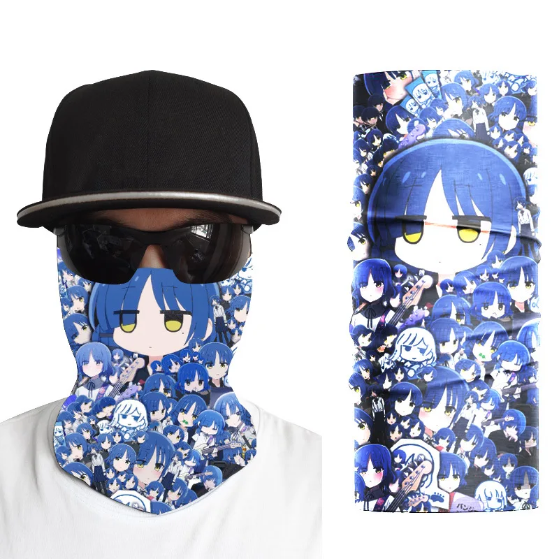 Bocchi The Rock готический Hitori ледяной шелк Кемпинг шейный Гетр маска для лица разные