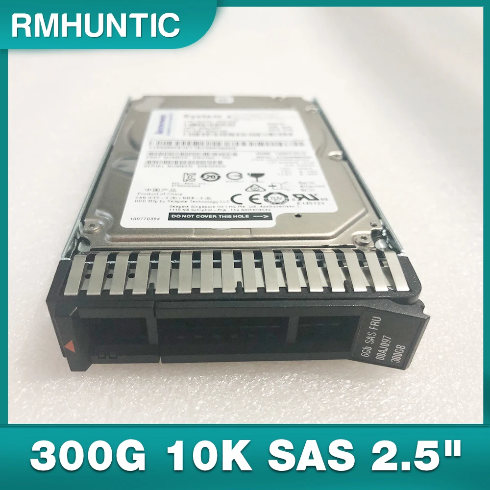 HDD For IBM Hard Disk x3550 x3650 x3500 M5 00AJ096 00AJ097 300G 10K SAS 2.5