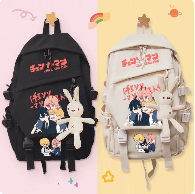 

Anime Chainsaw Man Hayakawa Aki Schoolbag Backpack High-capacity Computer Casual Shoulder Bag Student Messenger Bag 1403