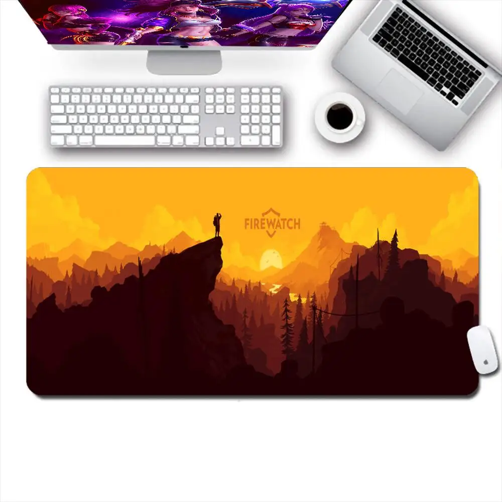 

Firewatch Gaming Mouse Pad Notbook Arge Keyboard Rubber Computer Carpet Desk Mat Mini PC Offices Mousepad for CS GO LOL