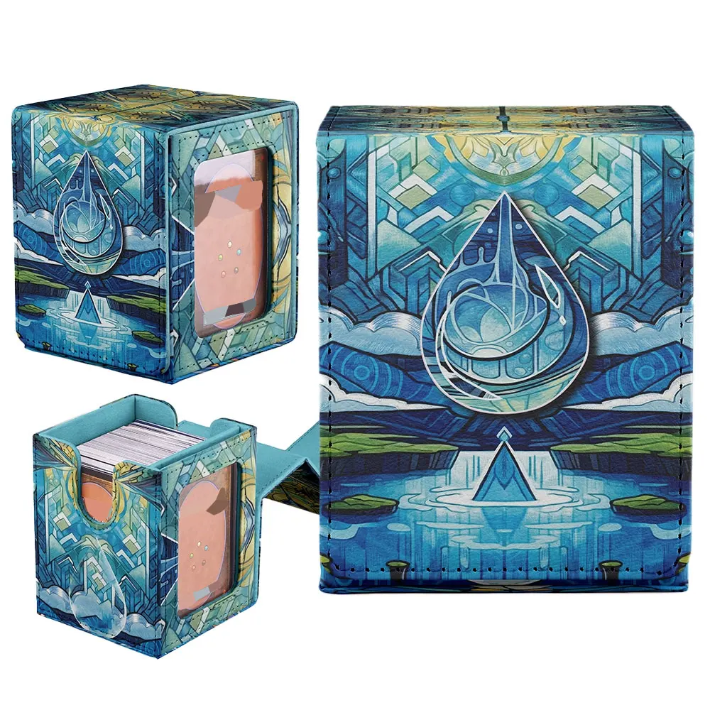 Коробка для колоды карт подходит YGO MTG 100+ ящик хранения торговые карточные игры