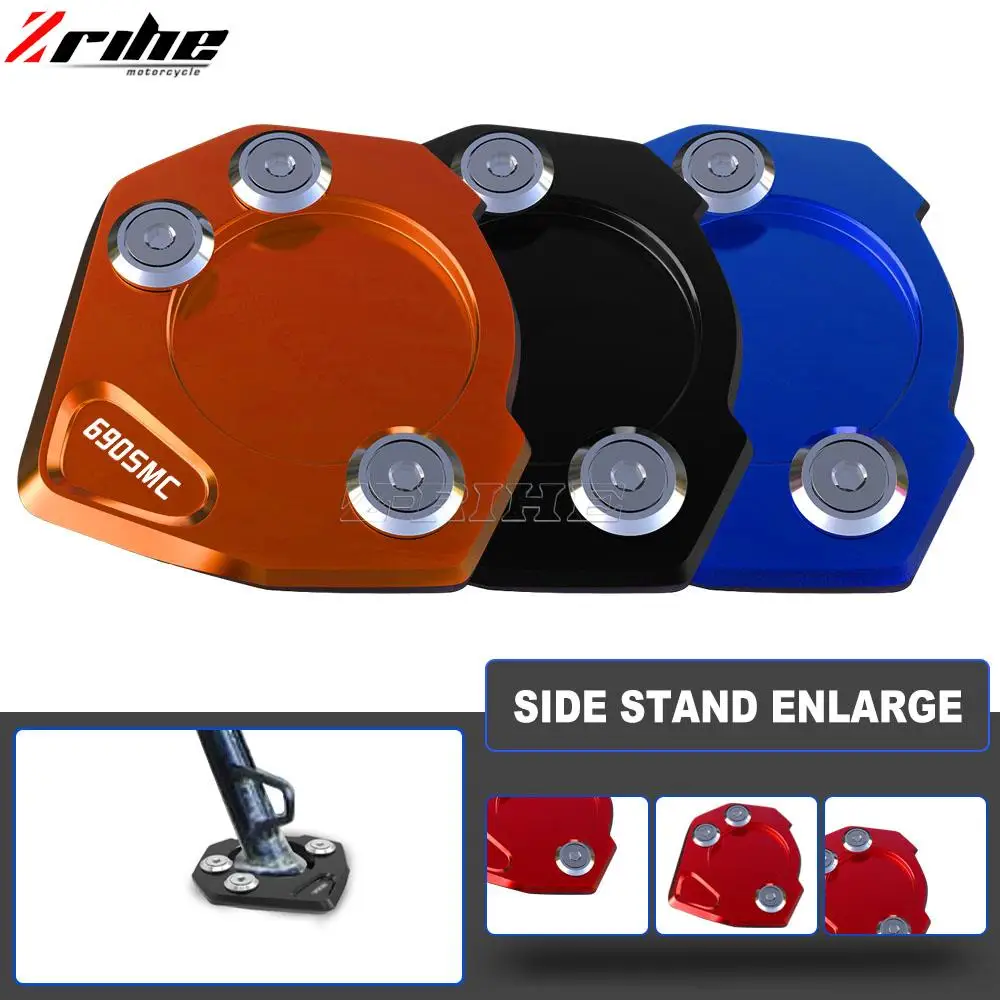 

For 690SMC 690SMCR 2008-2017 2016 2015 2014 2013 2012 2011 2010 2009 Motorcycle Side Stand Enlarge Kickstand 690 SMC SMC-R