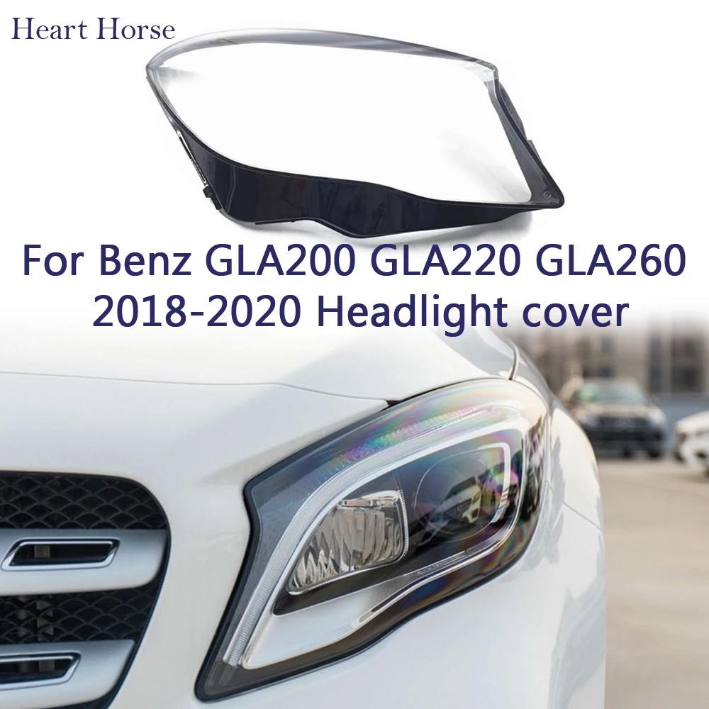 

Headlight Glass Cover For Benz GLA200 GLA220 GLA260 2018-2020 Lampshade Cover Headlamp Lamp Plexigla Shell Lens Shell Plexiglass