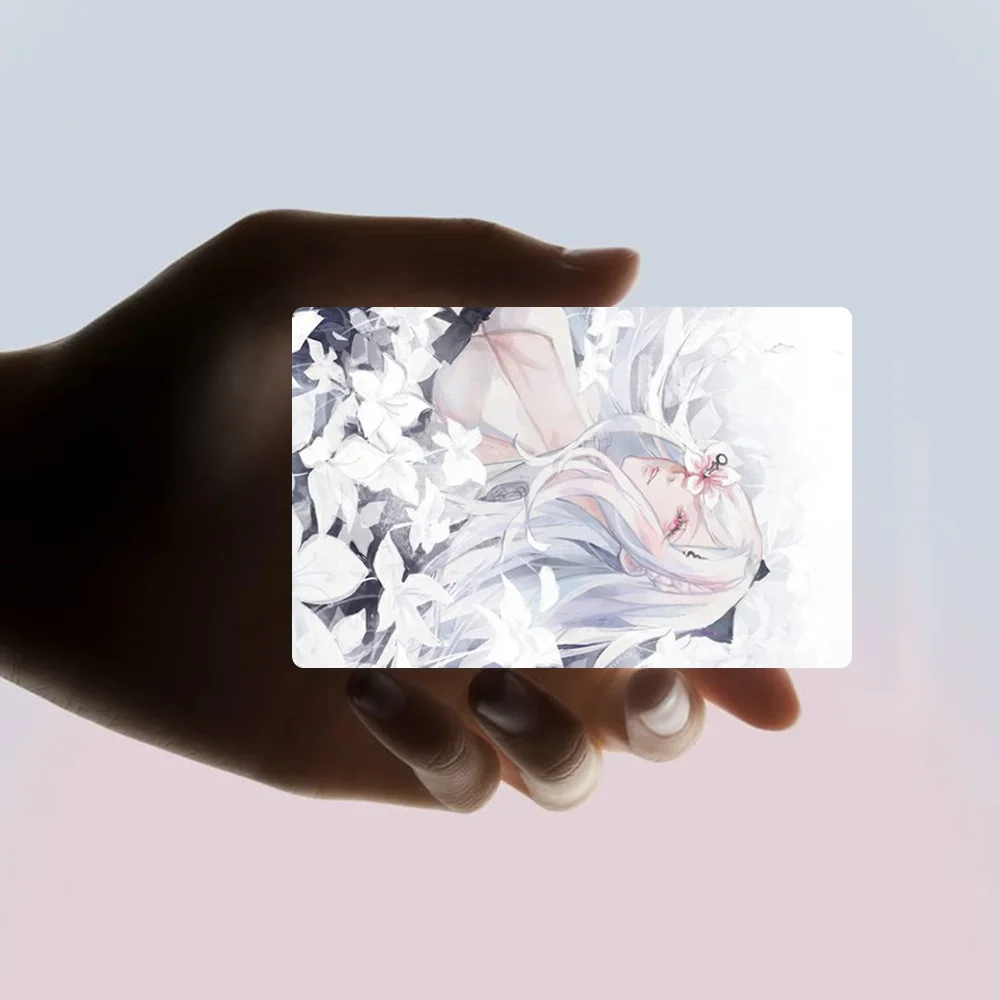 Игра D-Drakengard Zero наклейки мультфильм кредитная карта Visa дебетовый банк зарядная