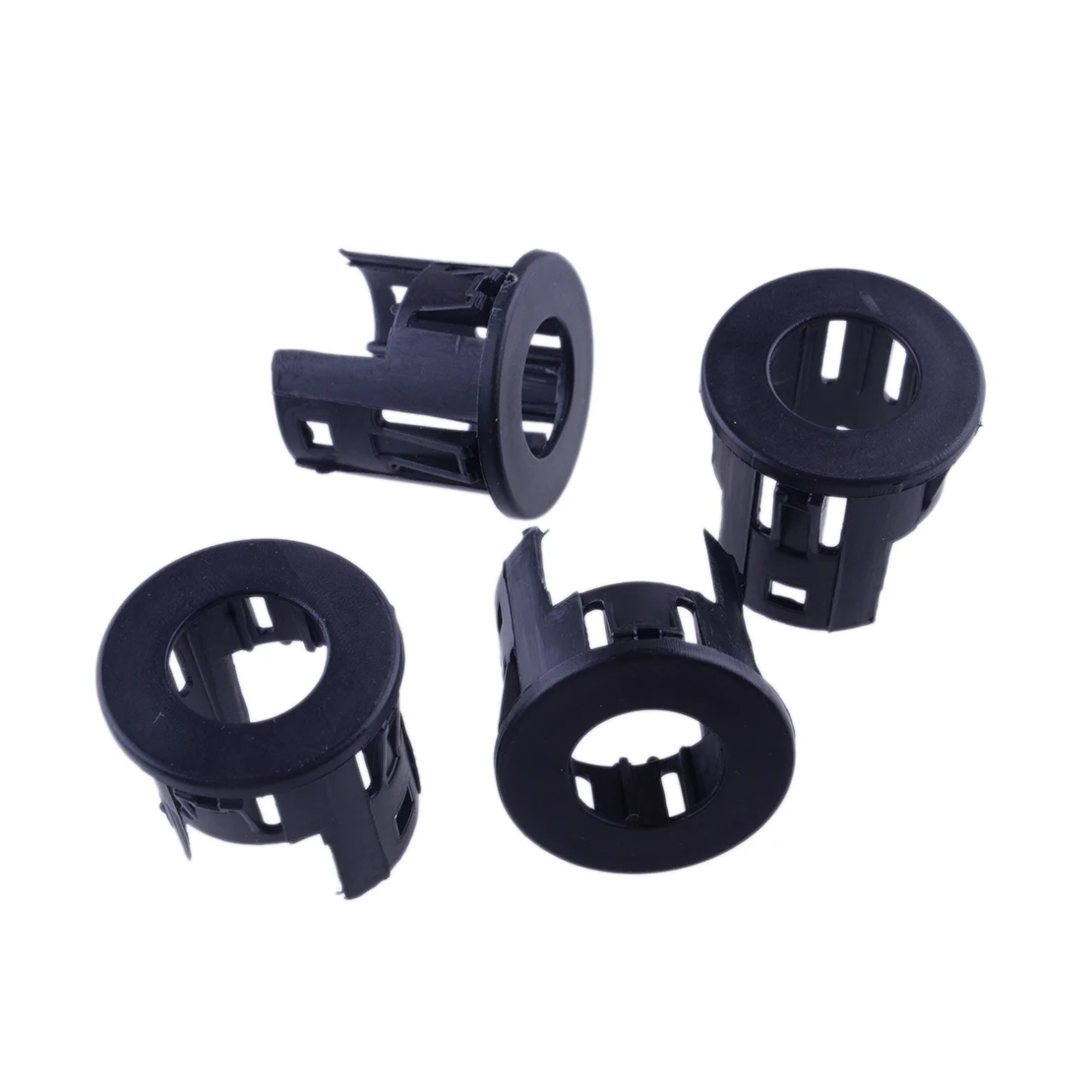 

4Pcs Parking Assist Sensor Bracket Bezel Black 5LS52TZZAA Fit for Dodge Ram 1500 Classic Plastic