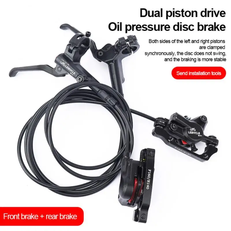 

Bicycle Brake Set MTB Road Bike Hydraulic Disc Brake Front Right Rear Left Universal Hydraulic Brake Kit Bicycle Accessories