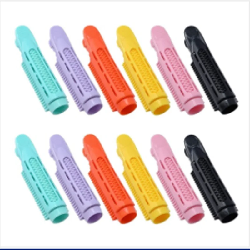 Hair Rollers Curlers Fluffy Clips Plastic Roots on Top of Do Not Hurt Hairdressers бигуди для волос |
