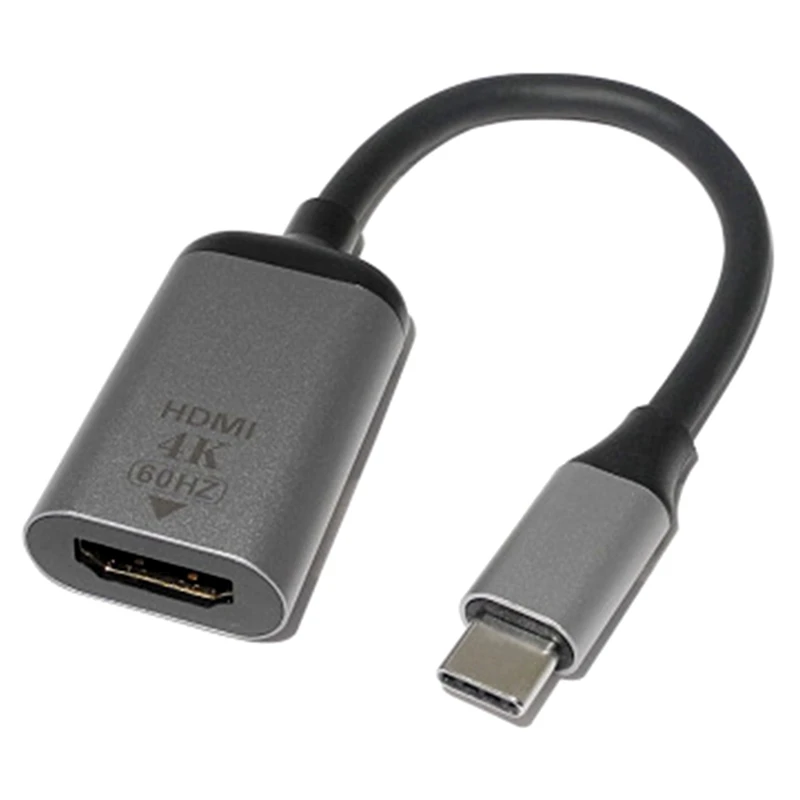 

Переходник с USB C на HDMI, переходник с Type C папа на 4K 60 Гц HDMI мама, используется для ноутбуков, планшетов