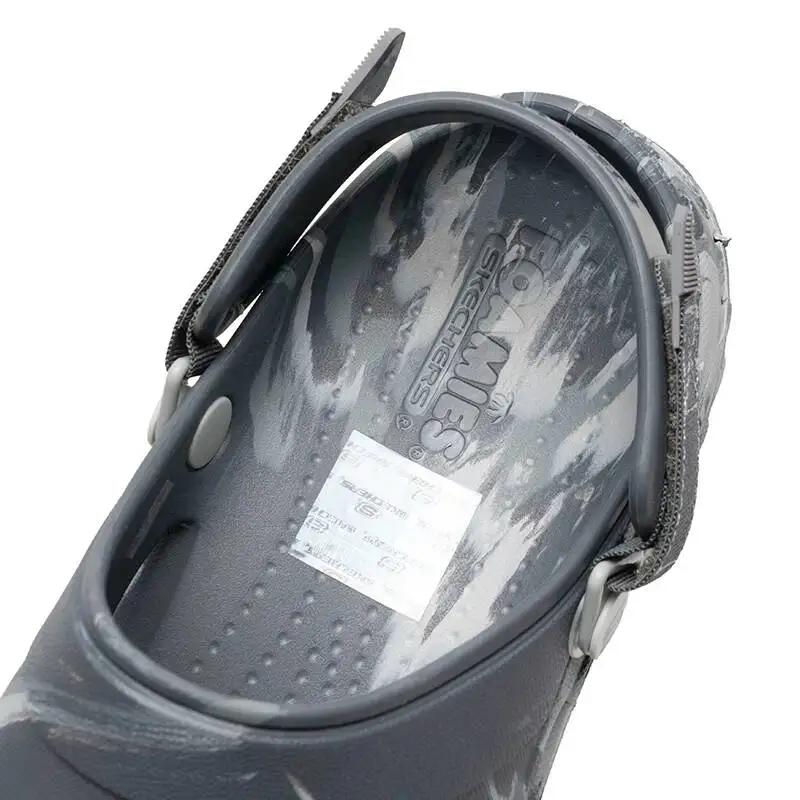 Мужские сабо Skechers 243312-CHAR, камуфляжные, с регулируемым ремешком, сандалии без застежек, для активного отдыха, пляжа и прогулок (art.: 3920dca1986e5) - 3920dca1986e5