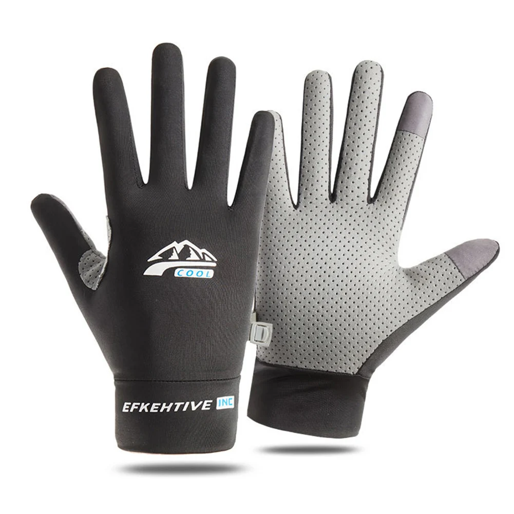 

Перчатки из вискозы для мужчин и женщин, дышащие Спортивные солнцезащитные митенки с пальцами для сенсорных экранов, для велоспорта, рыбалк...