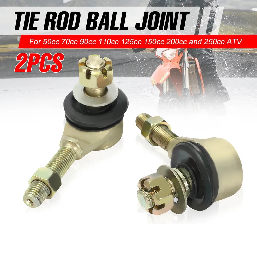 

10mm M10 Tie Rod End Kit Ball Joint for 50cc 70cc 90cc 110cc 125cc 150cc 200cc 250cc 300cc ATV Karting Quad Bike 4-wheeler