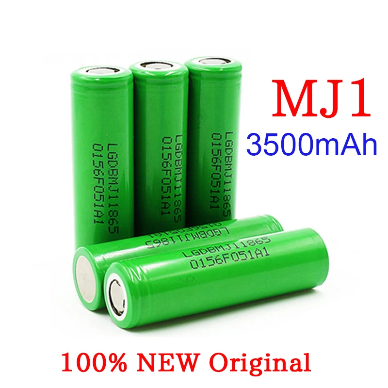 100% Новый оригинальный MJ1 3,7 в 3500 мАч 18650 литиевая аккумуляторная батарея для фонарика батареи для 18650 MJ1 3500 мАч батарея