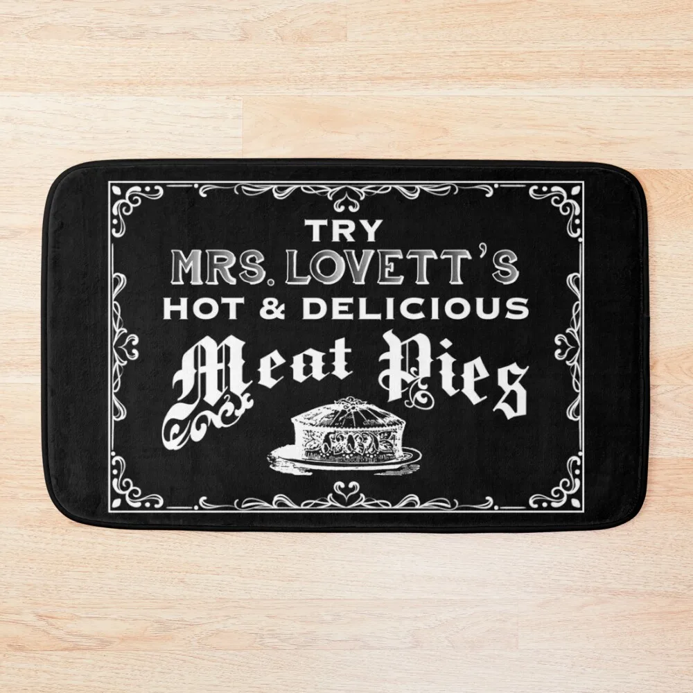 Коврик для ванной с мясовыми пирогами Mrs. Lovett's гаджеты приборы входа в дом