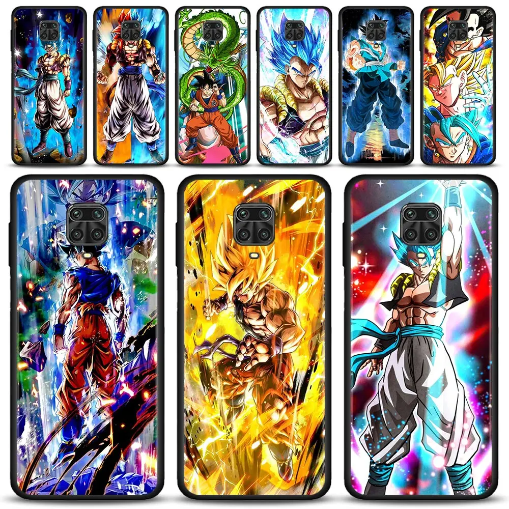 Чехол для Xiaomi Redmi Note 11 10 9 8 7 Pro Max 9T 8T 9S чехол 9C 9A 8A 7A Dragon Ball Son Gohan Vegeta IV |