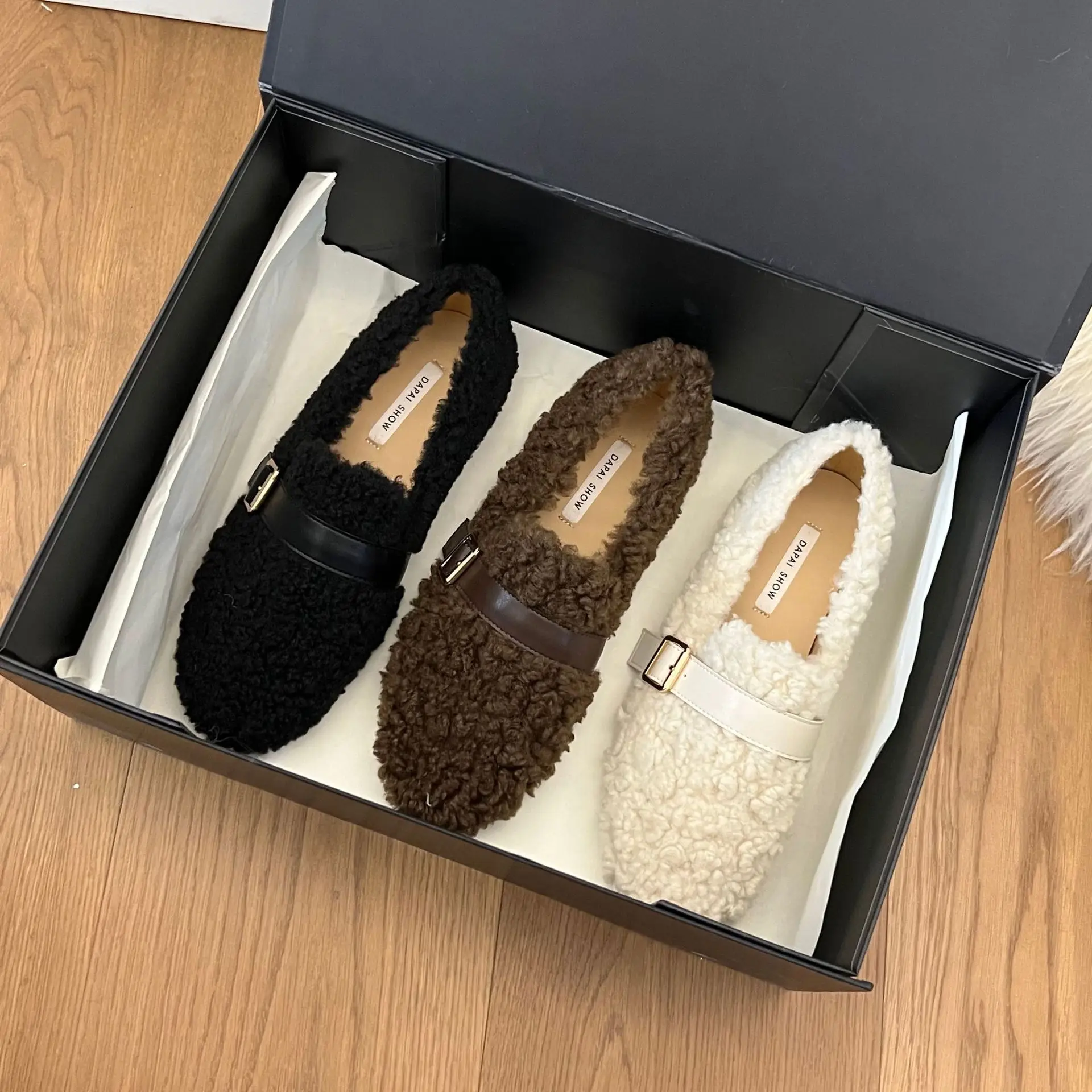 

Shoes Woman Flats Shallow Mouth Dress Basic Cotton Fabric Rubber Bonded Leather Shallow Mouth Shoes Woman Flats Dress Bonded Lea