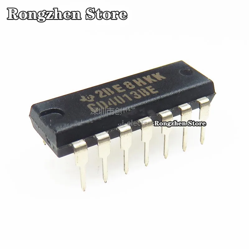 

New original straight CD4013BE DIP-14 double D trigger IC chip CD4013
