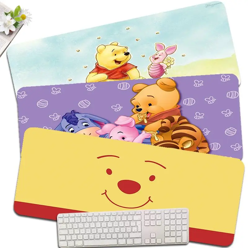 

Disney Winnie The Pooh 80x30cm XL Lockedge PC Gaming Mouse Pad Gamer Desk Mats Keyboard Pad Mause Pad Muismat Writing Desk Mats