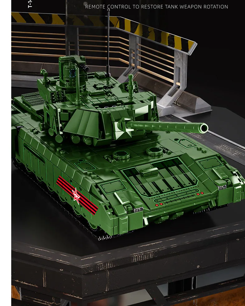 Военная пантера KF51 EMBT T-14 Armata AbramsX Battle Tank Block DIY Бронированный автомобиль