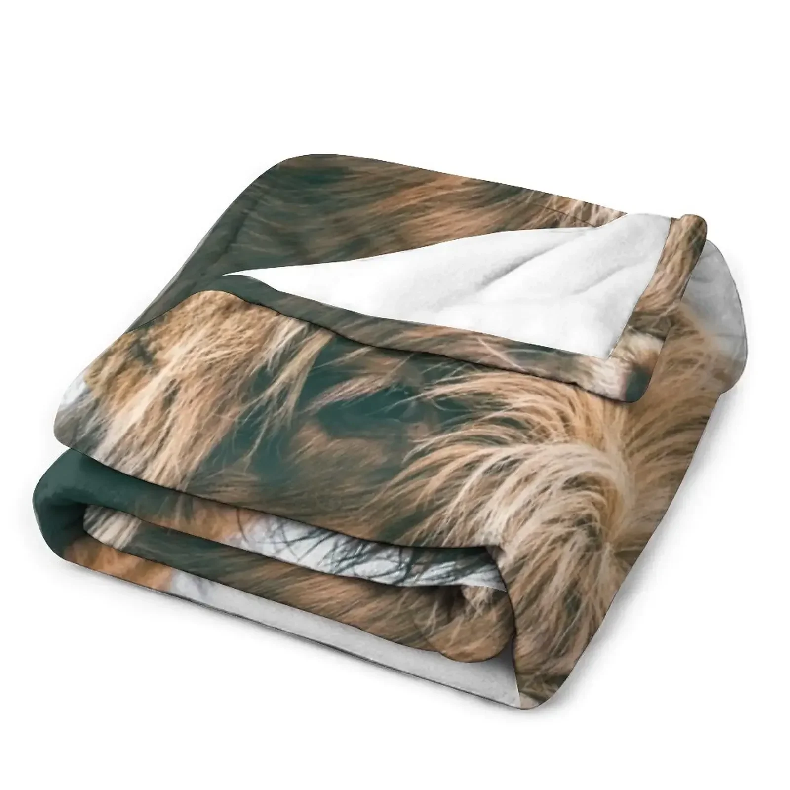 Королевский репортрет горной коровы плед одеяло Hairys винтажные одеяла для