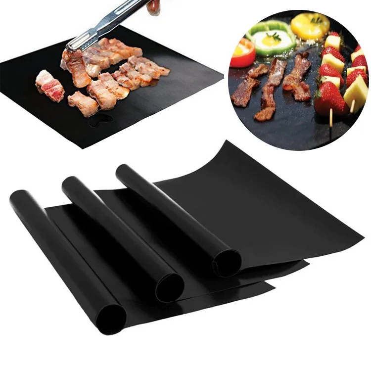 

Grill Mat 44X33CM Non Stick BBQ Grill Liners Oven Grill Foil Barbecue Liner Reusable Mat Bbq Tools Bbq Accessories Dropshipping