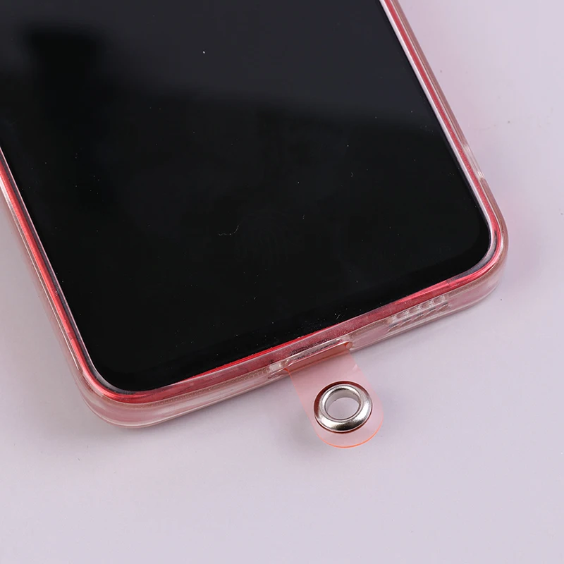 

5Pcs Phone Strap Lanyard Tab Gasket For Mobile Phone Universal Replacement Tether Cloth Patch Clip