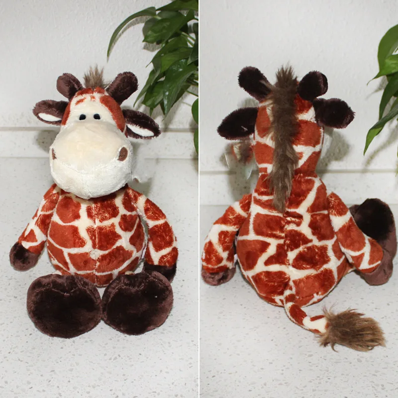 

Giraffe Doll nice plush toy stuffed cartoon animal jungle forest kid bedtime story friend Christmas present birthday gift 1pc