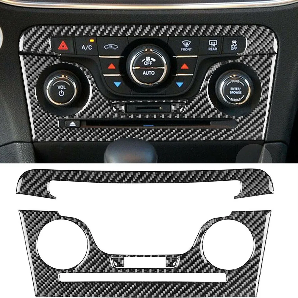 

Trim Car Console Inner Cover 4pcs/Set Accessories For Dodge Charger 2011-14