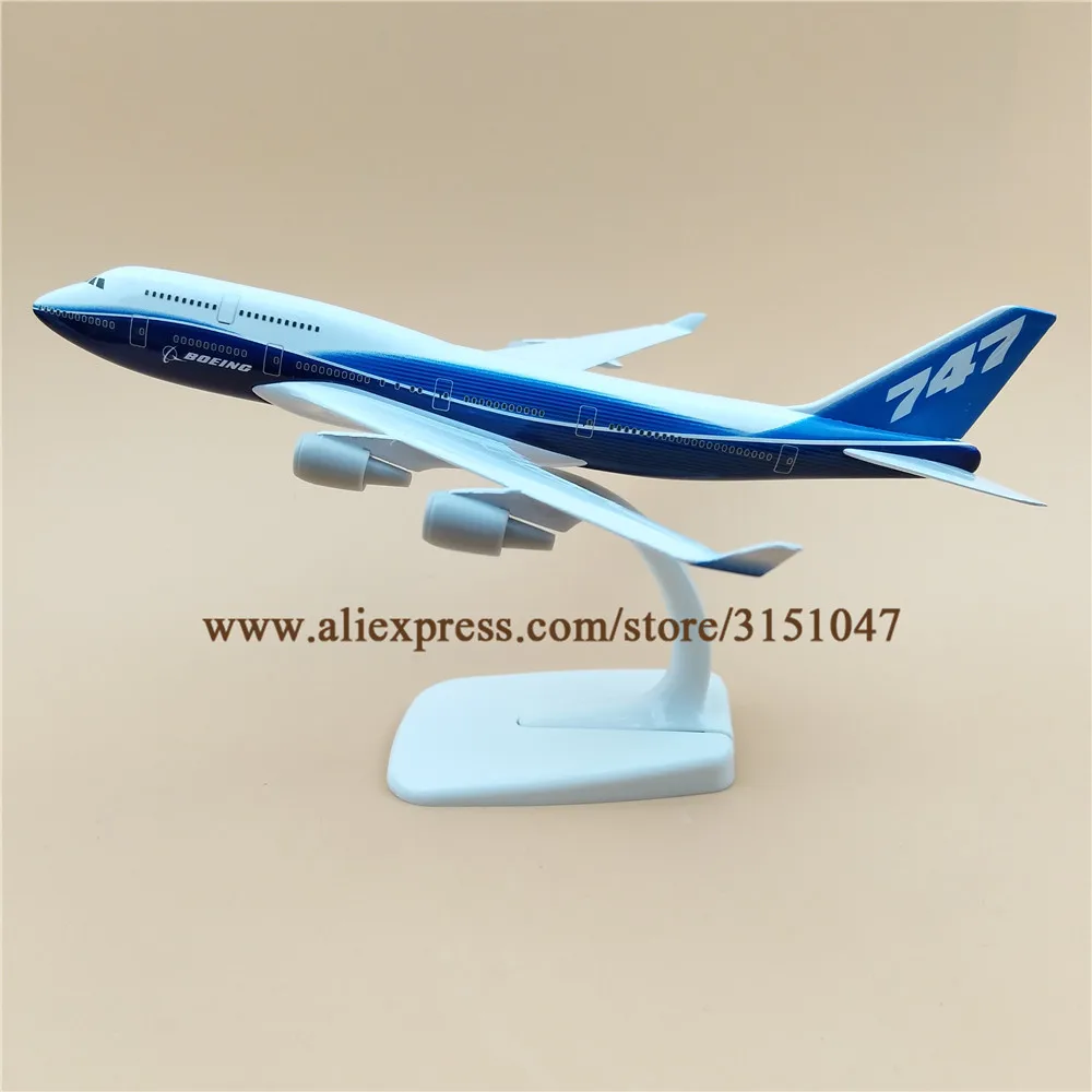 

20cm Air Prototype Boeing 747 B747-400 Airlines ProtoMech Plane Model Alloy Metal Aircraft Airplane Model Diecast Toy Kids Gift