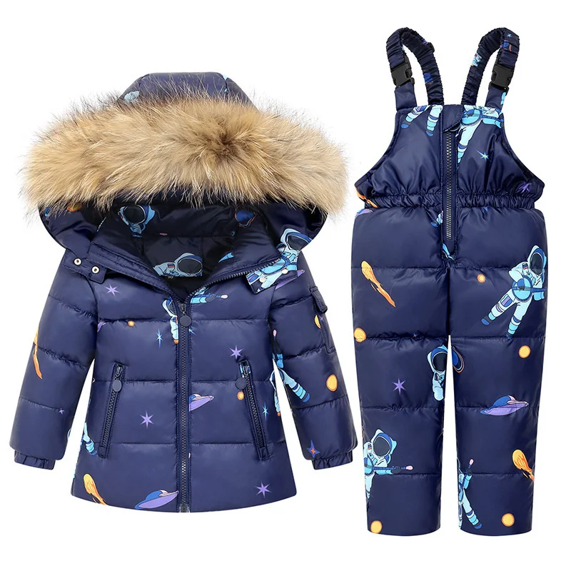 New Winter Warm Down Jacket Baby Toddler GirlS Clothes Child Clothing Sets Boys Parka Coat Kids Snow Suit Wear Infant Overcoat