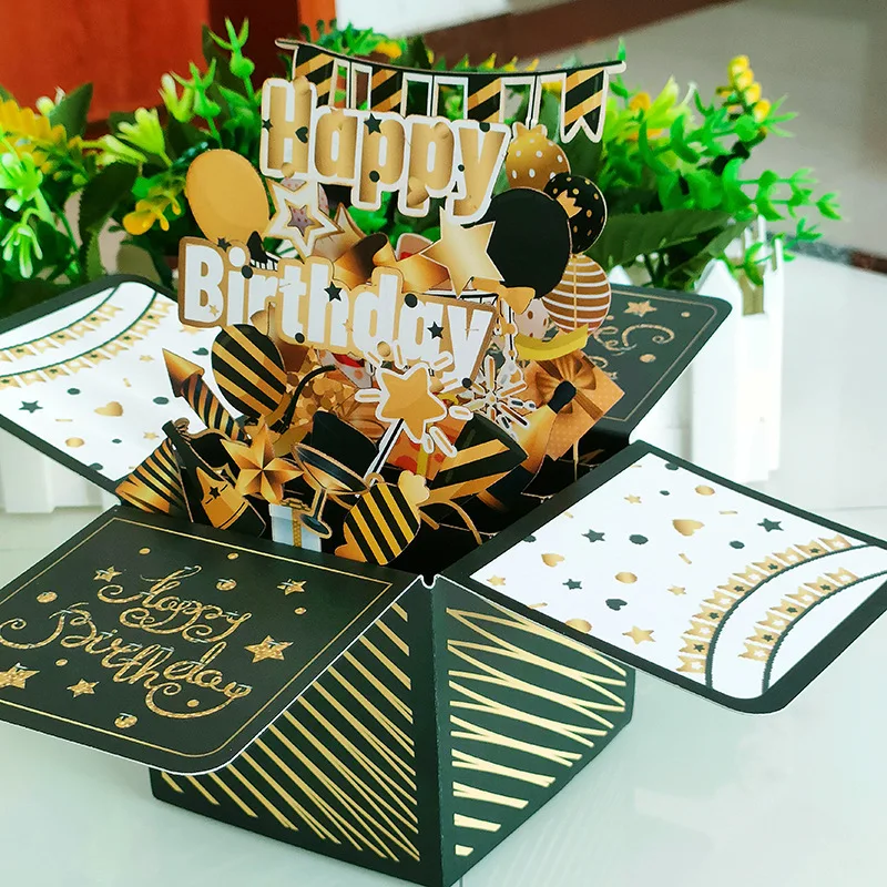 

3D всплывающий букет из бумаги