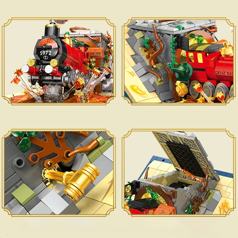 889 шт. Детский конструктор Гарри Поттер